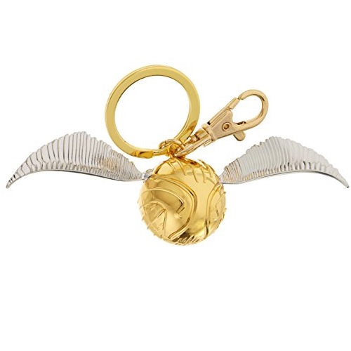 HARRY POTTER Gold Snitch Pewter Key Ring, Only $6.95