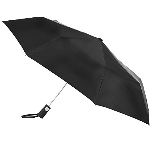 Totes Luggage Totesport Men's Automatic Compact Umbrella, Black, Only $7.00