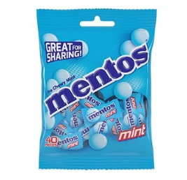 Mentos 薄荷軟糖獨立包裝40顆，現僅售$2.34