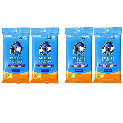Pledge Multi Surface Everyday Wipes Fresh Citrus, 25-Count Packaging May Vary (Pack of 4), Only $5.99