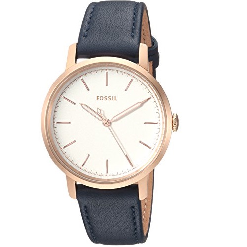 Fossil Women Neely Stainless Steel and Leather Casual Quartz Watch (Model: ES4338), Only $57.49, free shipping