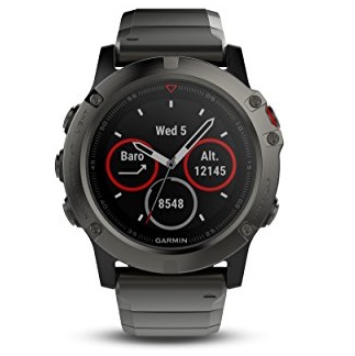 史低價！Garmin Fenix 5X藍寶石版智能手錶， 金屬錶帶，原價$749.99，現僅售$474.95，免運費！