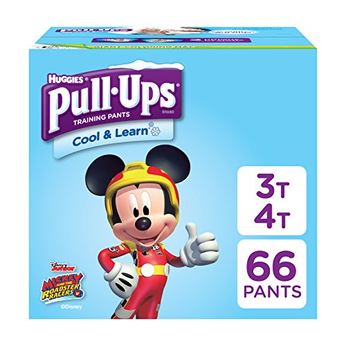 Pull-Ups Cool & Learn, 3T-4T (32-40 lb.), 66 Ct. Potty Training Pants for Boys, Disposable Potty Training Pants for Toddler Boys , Only $14.29
