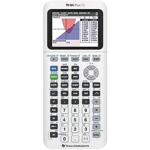 Texas Instruments TI-84 Plus CE Graphing Calculator, White, Only $118.00, free shipping