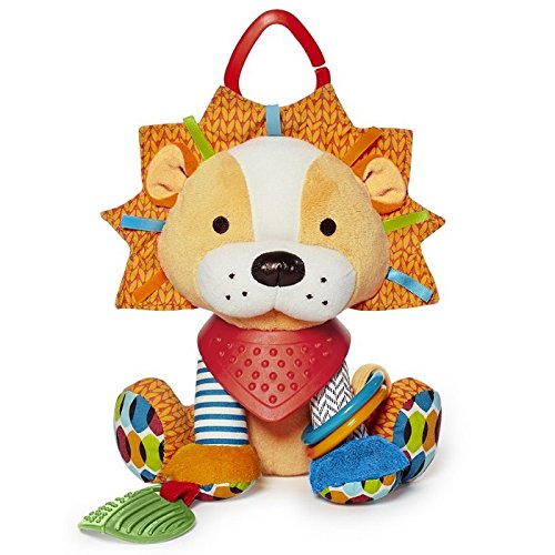 Skip Hop Bandana Buddies Baby Activity and Teething Toy with Multi-Sensory Rattle and Textures, Lion, Only $11.86