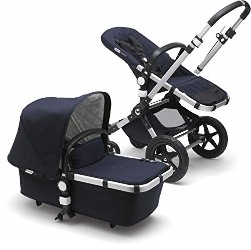 Bugaboo Cameleon3 Plus Complete Stroller, Alu/Dark Navy - Versatile, Foldable Mid-Size Stroller with Adjustable Handlebar, Reversible Seat and Car Seat Compatibility, Only $748.35