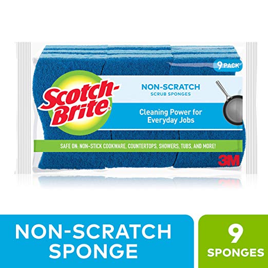 Scotch-Brite Non-Scratch Scrub Sponges, 9 Sponges , only $4.22, free shipping after  using SS