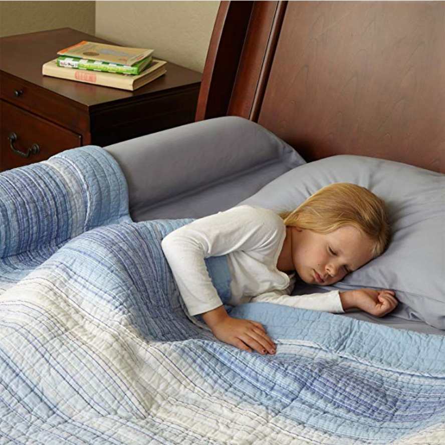 hiccapop 儿童床侧防护栏，舒适又安全，原价$34.99，现仅售$24.92
