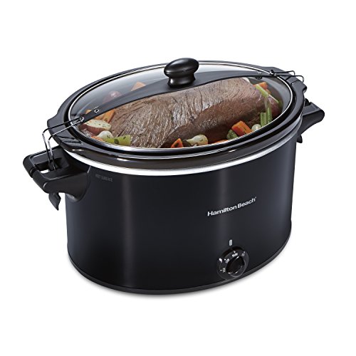 Hamilton Beach 33195 Extra-Large Stay or Go Slow Cooker, 10 Quart Capacity, Black, Only $47.99, free shipping