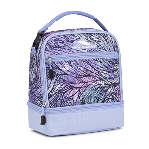High Sierra Stacked Compartment Lunch Bag, Feather Spectre/Powder Blue, Only $10.69