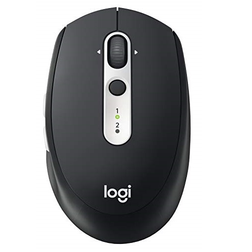 Logitech M585 Multi-Device Wireless Mouse - Control and Move Text/Images/Files Between 2 Windows and Apple Mac Computers and Laptops with Bluetooth or USB, 2 Year Battery Life, Graphite, Only $24.99
