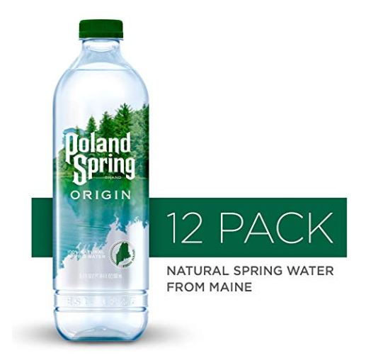Poland Spring Origin 100%天然泉水 環保瓶 900ml 12瓶 ，原價$19.99, 現點擊coupon后僅售$13.13, 免運費！