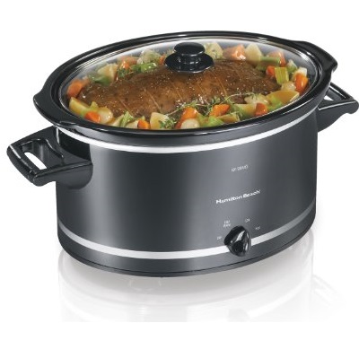 Hamilton Beach 33231 Slow Cooker, 3 Quart, Black, Only $4.99 after clipping coupon