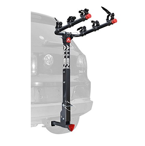 Allen Sports Deluxe Locking Quick Release 3-Bike Carrier for 2 in. & 1 4 in. Hitch, Model 532QR, Only $45.66, free shipping