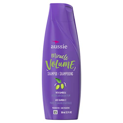 Aussie For Fine Hair, Paraben-free Miracle Volume Shampoo, W/Plum and Bamboo, 12.1 Fluid Ounce, 6 Count, Only $14.19