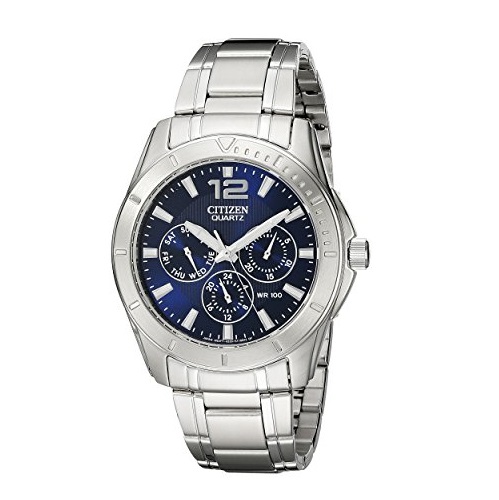Citizen Men's Quartz Stainless Steel Watch with Day/Date, AG8300-52L, Only $89.24