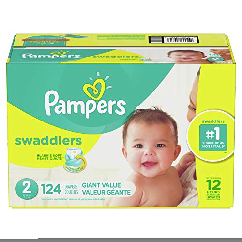 史低价！ Pampers帮宝适 Swaddlers 纸尿裤，2号，124片，原价$34.99，现点击coupon后仅售$26.81，免运费