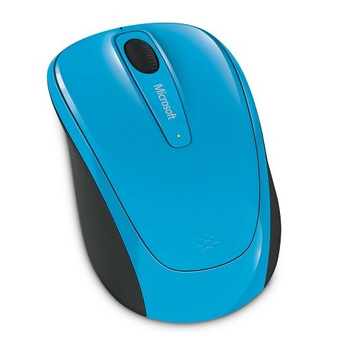 Microsoft 3500 Wireless Mobile Mouse, Cyan Blue (GMF-00273), Only $9.99