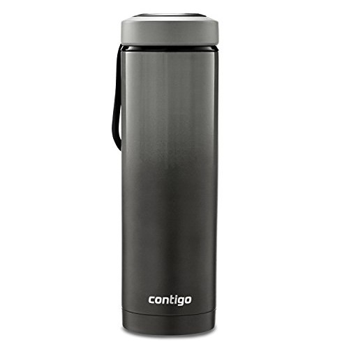 Contigo Vacuum-Insulated Stainless Steel Water Bottle with a Quick-Twist Lid, 24 oz., Licorice, Only $10.49