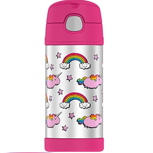 Thermos Funtainer 12 Ounce Bottle, Fat Unicorn, Only $11.44