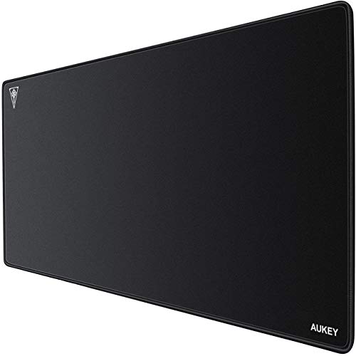 AUKEY Gaming Mouse Pad Large XXL (35.4×15.75×0.15in) Thick Extended Mouse Mat Non-Slip Spill-Resistant Desk Pad with Special-Textured Surface, Only $11.99