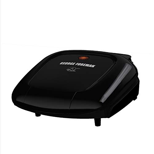 George Foreman GR0040B 2-Serving Classic Plate Grill, Black, Only $12.99
