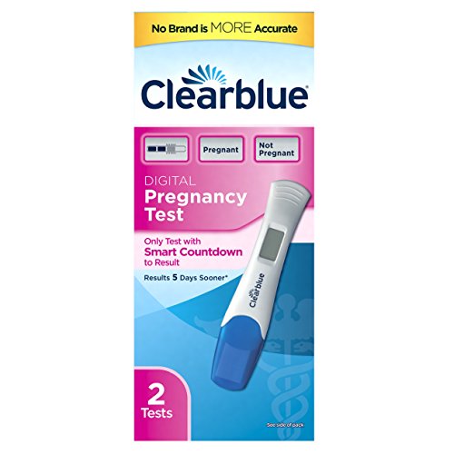 好孕早知道！Clearblue 智能单词显示验孕棒，2支装，现仅售$7.97