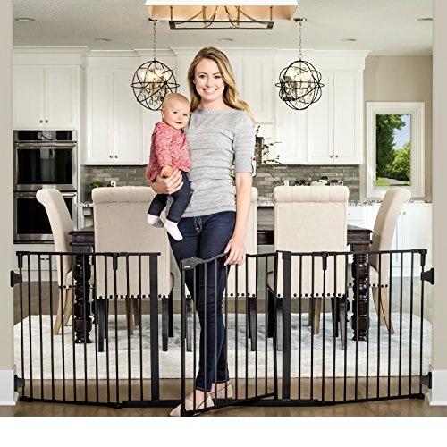 Regalo Deluxe Home Accents 74-Inch Widespan Safety Gate, Includes 4 Pack of Wall Mounts, Only $54.99, free shipping