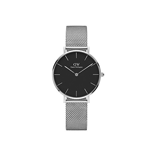 Daniel Wellington Classic Petite Sterling in Black 32mm, Only $47.25, You Save $141.75(75%)