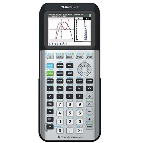 Texas Instruments TI-84 Plus CE Color Graphing Calculator, Gray, Only $119.00