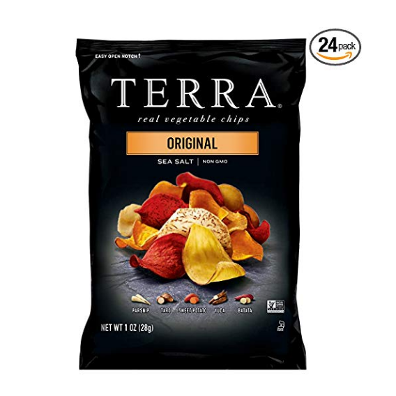 TERRA Original Chips with Sea Salt, 1 oz. (Pack of 24) $10.00
