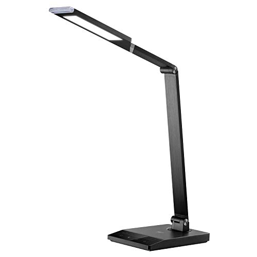 TaoTronics TT-DL048 Desk, Office Lamp with 1000 Lux Bright Yet Eye-Caring LED Panel and 5 Color Modes, USB Port, 1-Hour Auto-Timer and Nightlight Function, Only $25.99
