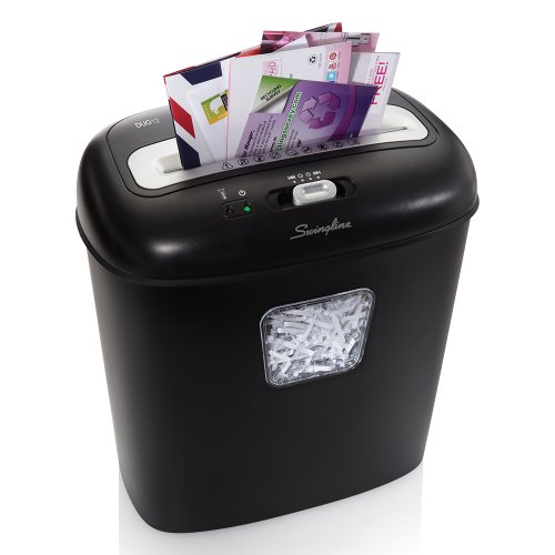 Swingline Paper Shredder, Junk Mail, 12 Sheet Capacity, Super Cross-Cut, 1 User, Personal Duo, Black (1757394), Only $33.92, free shipping