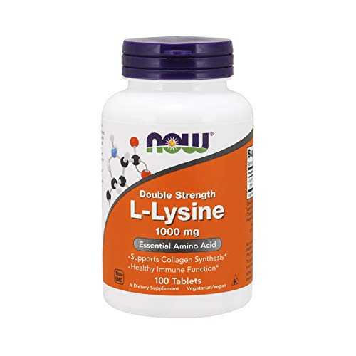 NOW Foods Supplements, L-Lysine 1000 mg, Double Strength, Amino Acid, 100 Count, Only $3.46