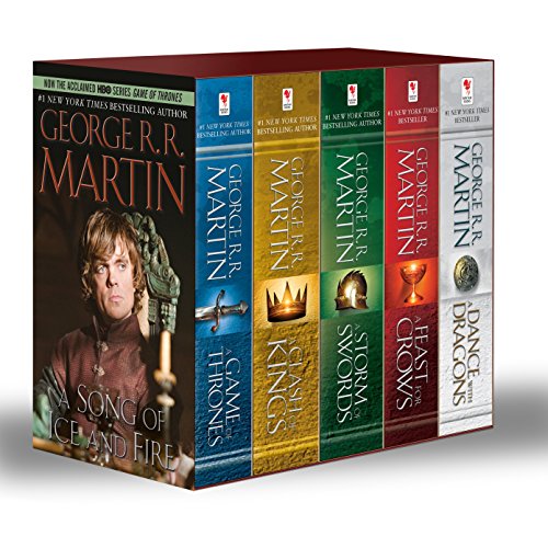 《Game of Thrones權力的遊戲》五部曲小說套裝 ，原價$49.95，現僅售$18.05