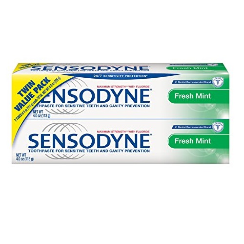 Sensodyne舒适达 Sensitivity 敏感全效修复牙膏，4 oz/支，共2支， 现点击coupon后仅售$8.67，免运费。