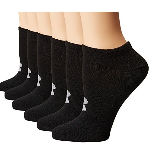 Under Armour Women's Essential No-Show Liner Socks (6 Pairs), Only $11.99