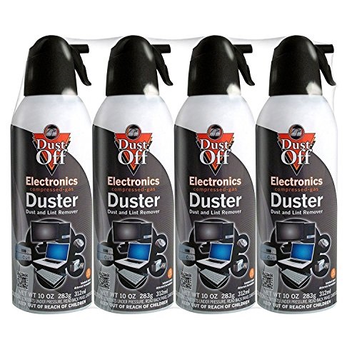 Dust-Off 高压空气除尘罐，10 oz/罐，共4罐，原价$19.48，现仅售$13.98