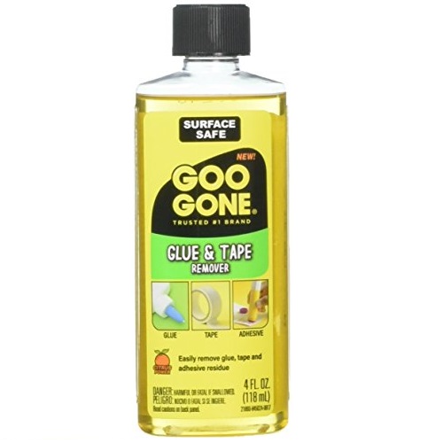 Goo Goo Gone  Glue and Tape Adhesive Remover - 4 Ounce - Removes Adhesives Stickers Crayon Glue Tape Gum Window Decals Glitter Labels, Only $2.99