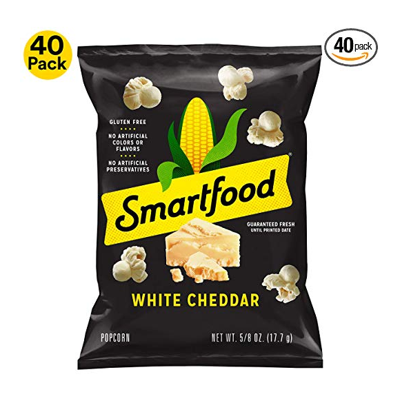 Smartfood White Cheddar Flavored Popcorn, 0.625 Ounce, 40 Count, Only $16.98, You Save (%)