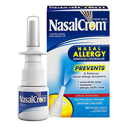 史低价！ NasalCrom 过敏鼻炎喷雾剂，200次喷雾剂量，原价$15.83，现点击coupon后仅售$9.80，免运费！