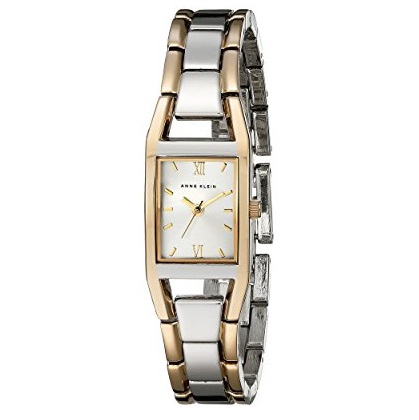 Anne Klein安妮·克萊因 10-6419SVTT 女士時尚腕錶，原價$55.00，現僅售$32.99，免運費