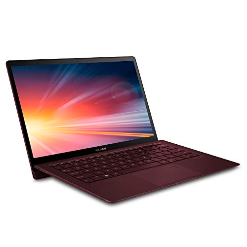 ASUS ZenBook S UX391UA-XB71-R Ultra-thin and light 13.3-inch Full HD Laptop, Intel Core i7-8550U, 8GB RAM, 256GB M.2 SSD, Windows 10 Pro, FP Sensor, Thunderbolt, Burgundy Red $799.99