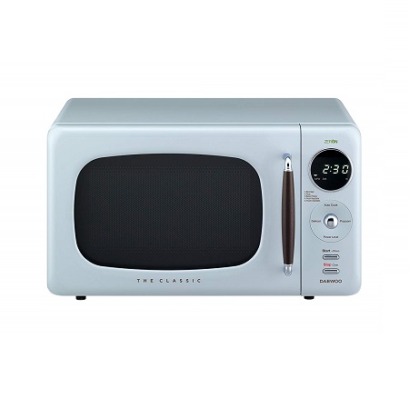 Daewoo KOR07R3ZEL 0.7 cu. ft 700W Retro Countertop Microwave Oven, City Blue, Only $59.99, You Save $50.00(45%)