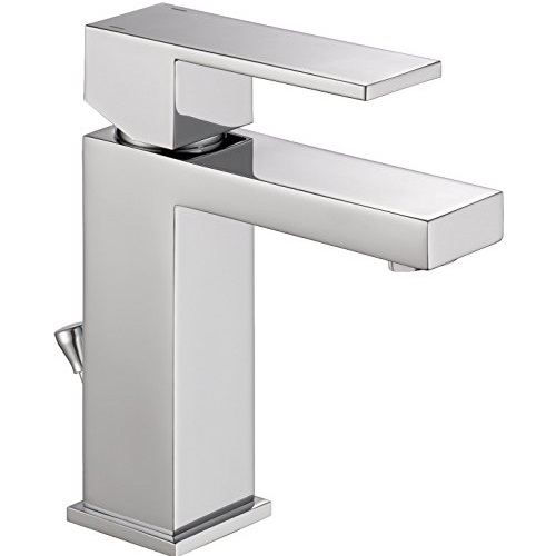 Delta Faucet Modern Single-Handle Bathroom Faucet with Drain Assembly, Chrome 567LF-PP, Only $54.99, free shipping