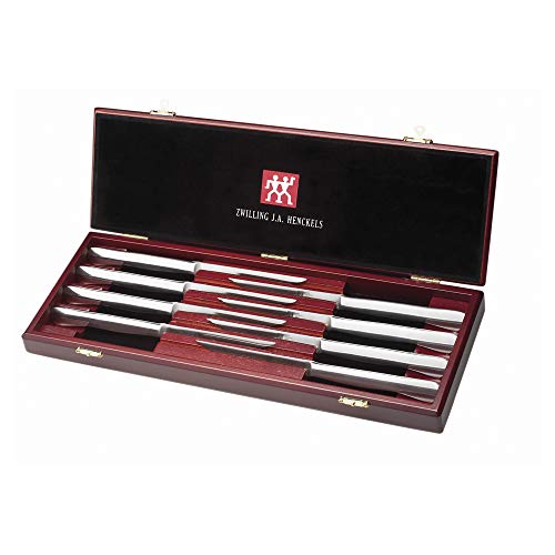 J.A. Henckels 8-Piece Stainless-Steel Steak Knife Set in Wood Gift Box, Only $53.99