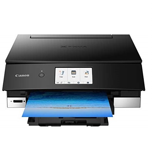 Canon TS8220 Wireless All in One Photo Printer with Scannier and Copier, Mobile Printing, Black, Only $89.99