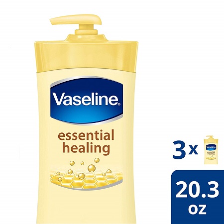 Vaseline凡士林 深层护理身体乳液，高级修复无香型，20.3 oz/瓶，共3瓶，原价$22.29，现仅售$11.34，免运费