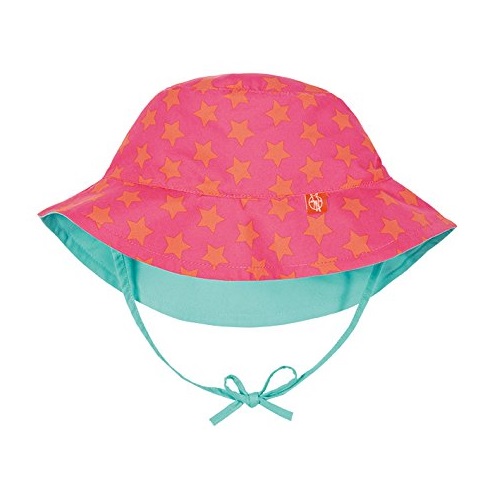 Lassig Sun Protection Bucket Hat, Peach Stars, Toddler 18-36 Months, Only $10.36, You Save $5.59(35%)