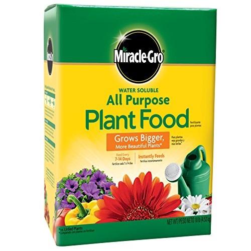 Miracle-Gro Water Soluble All Purpose Plant Food, 10 lbs, Only $12.54